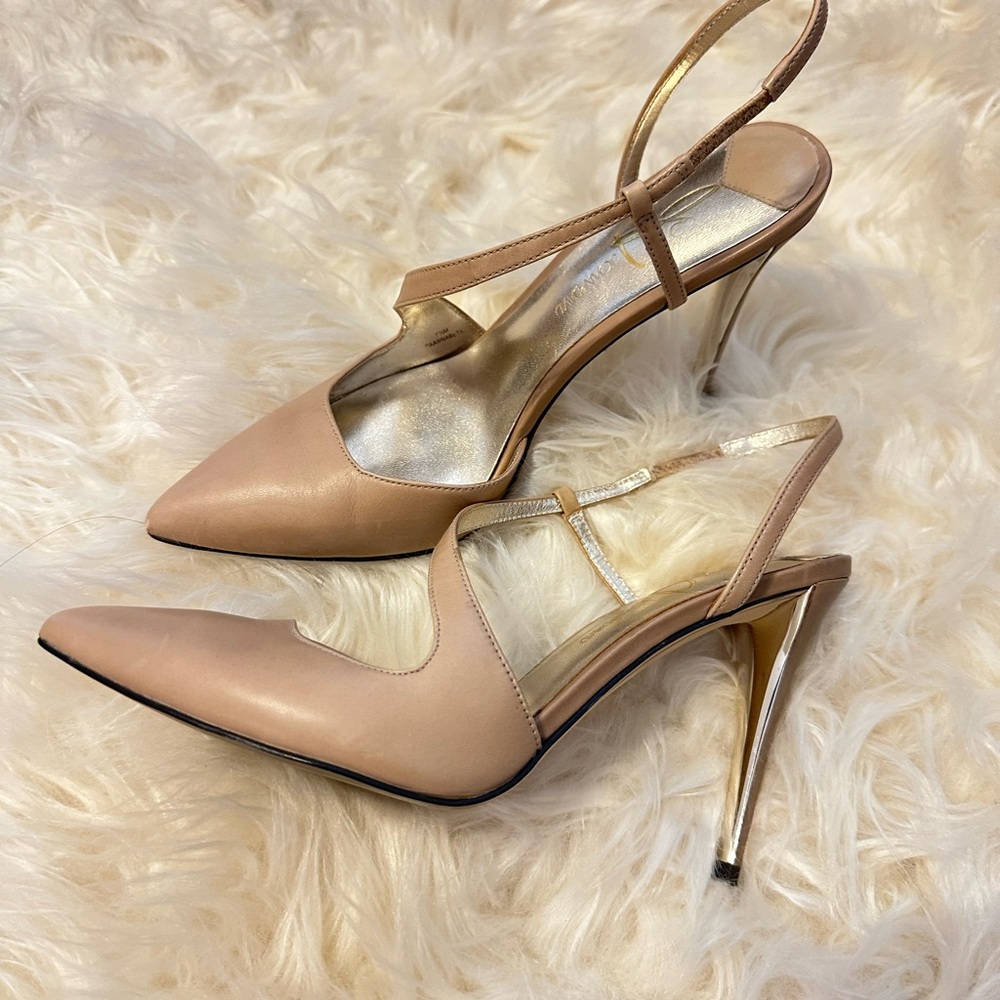 Joan & David Nude Pointed Heels